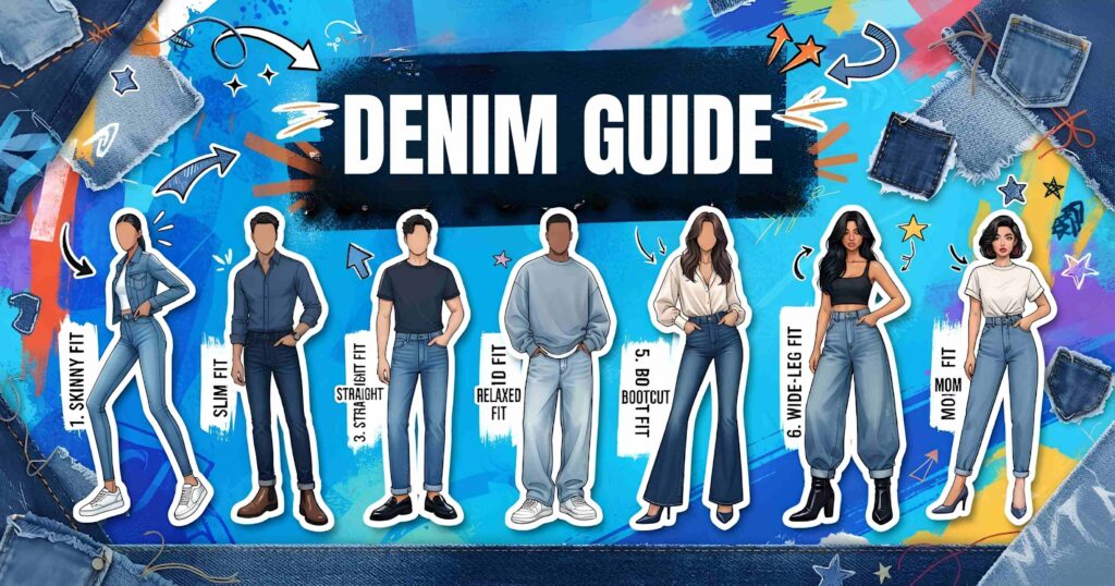 The Most Popular Types of Denim Fits
