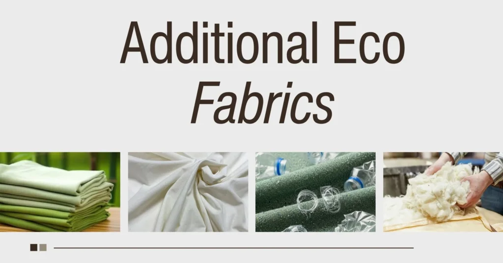 More Sustainable Fabrics Worth Adding to Your Wardrobe