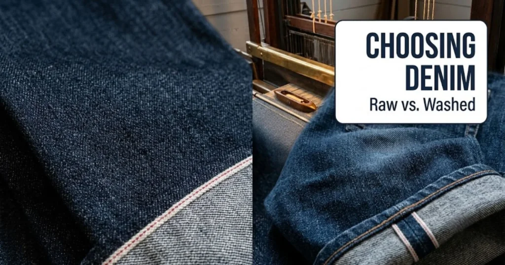 Should You Buy Raw Denim Jeans or Washed Selvedge Denim