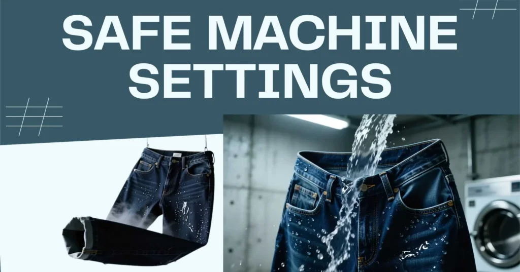 Water Temperature and Wash Denim Settings