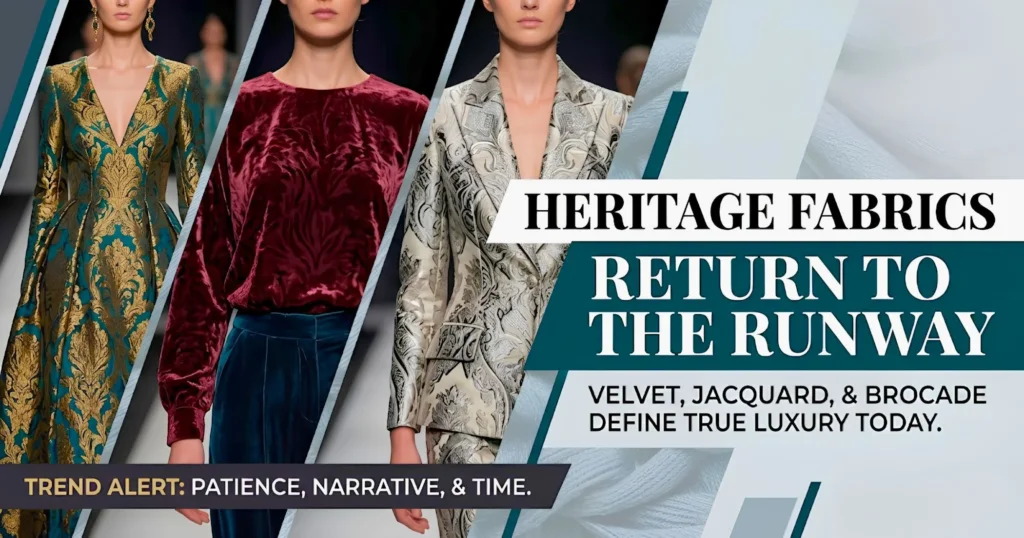 Heritage Fabrics Return to the Runway