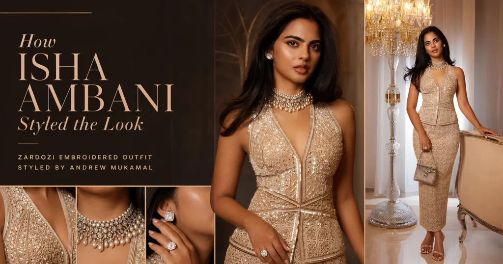 How Isha Ambani Styled the Look