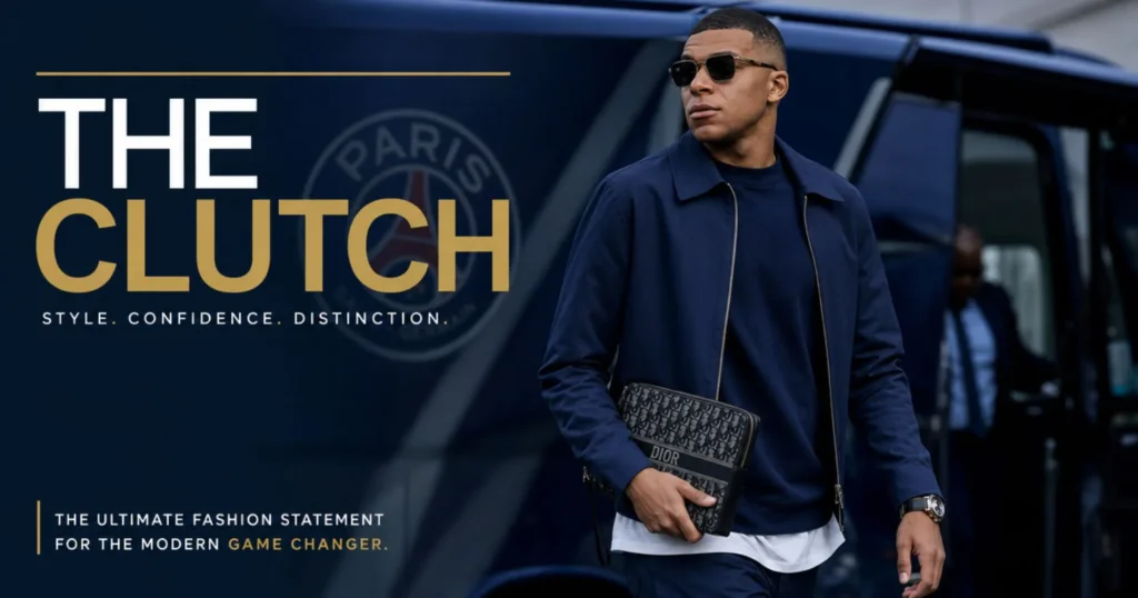 Men's Clutch Bags Move From Red Carpets To Football Pitches As A New Status Accessory