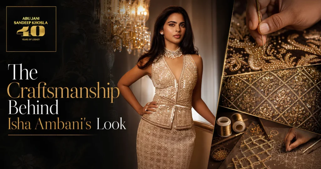 The Craftsmanship Behind Isha Ambani’s Look