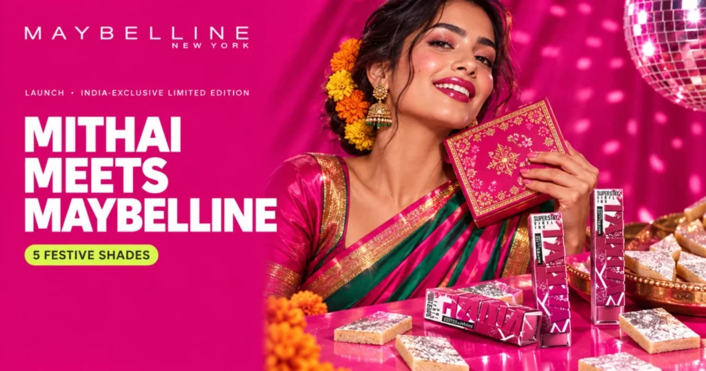 Maybelline New York Launches Mithai-Inspired Festive Lipstick Collection