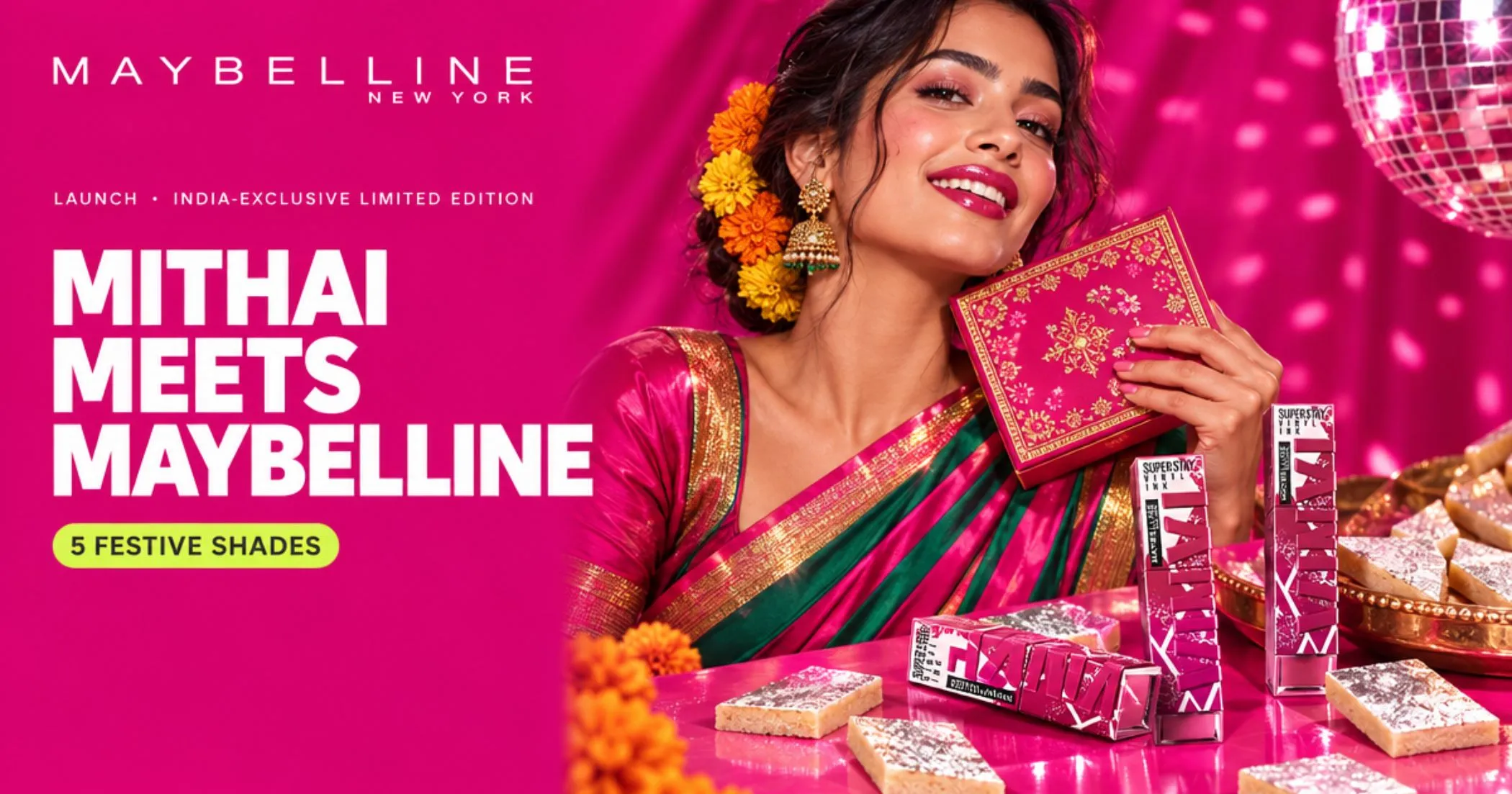 Maybelline New York Launches Mithai-Inspired Festive Lipstick Collection
