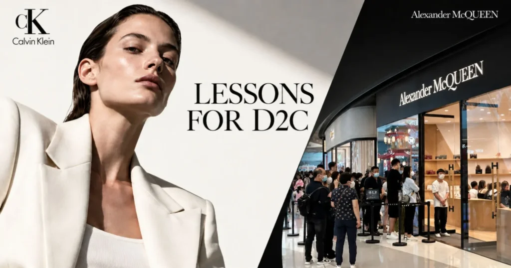 Calvin Klein & Alexander McQueen: Key Lessons for Fashion D2C Brands